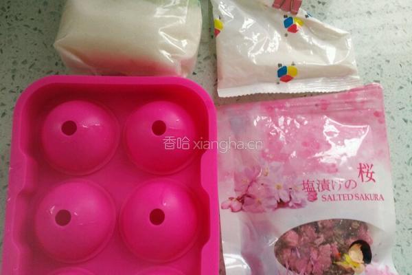 樱花水信玄饼（第一次发教程，有不足之处望多多指教！）的做法图解1