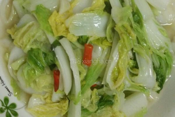 爆炒白菜的做法图解1