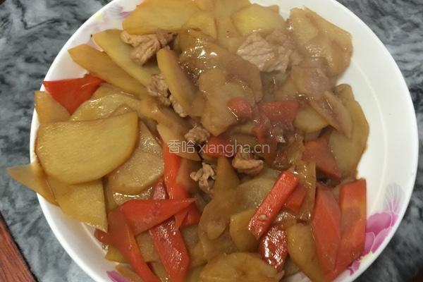 土豆片炒胡萝卜的做法图解6