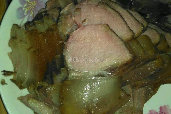 蒜苗炒腊肉的做法图解4