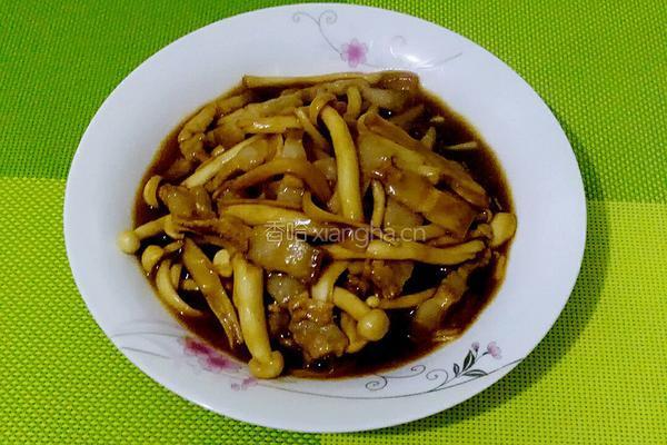 白玉菇炒肉