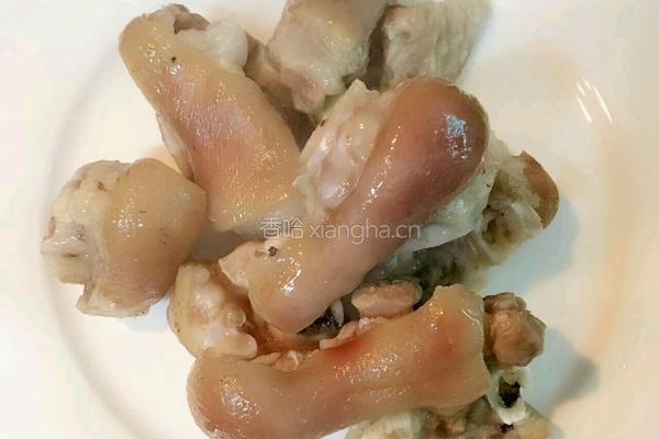 红糖焖猪蹄的做法图解3