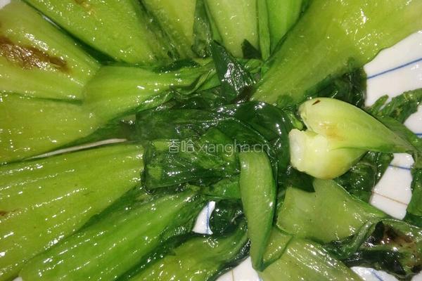 肉末香菇青菜的做法图解10