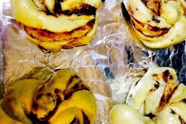豆沙面包。的做法图解15