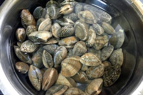 花蛤菠菜汤的做法图解1