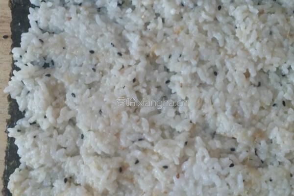 烤鸡紫菜卷的做法图解3