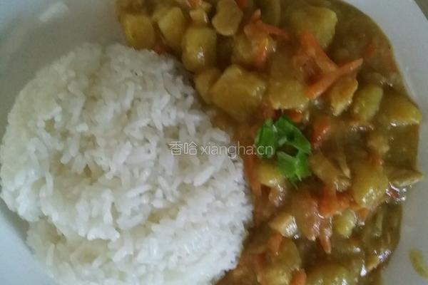 咖喱鸡肉饭