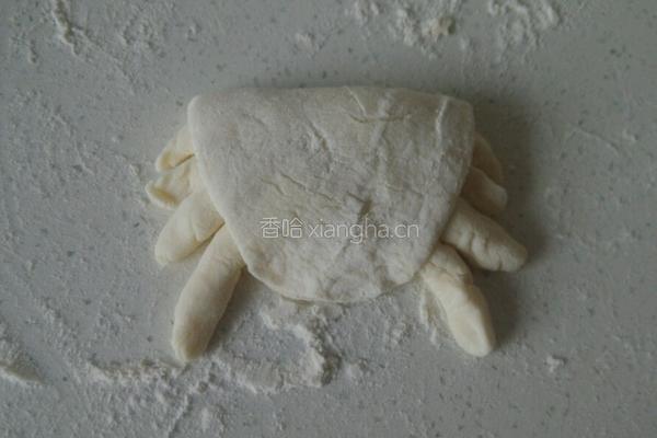 螃蟹发面馒头的做法图解5