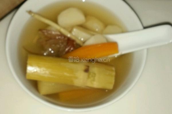 芽根竹蔗糖水
