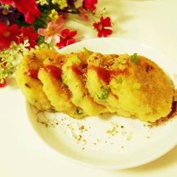 田园虾米鸡肉饼的做法[图]