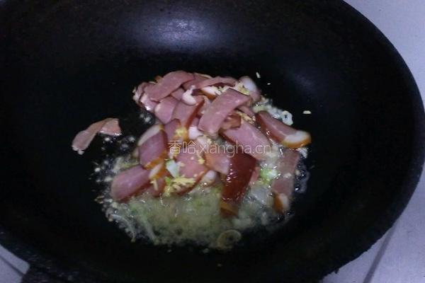 腊肉炒鲜笋的做法图解8