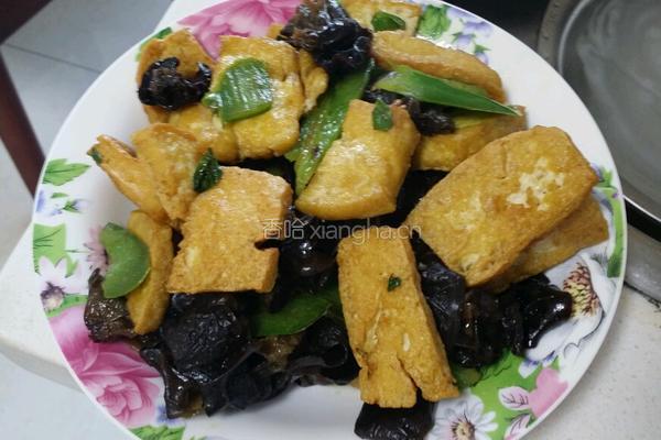 香煎豆腐的做法图解4
