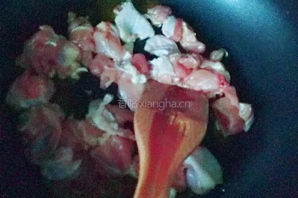鸡肉炒滑子蘑的做法图解5