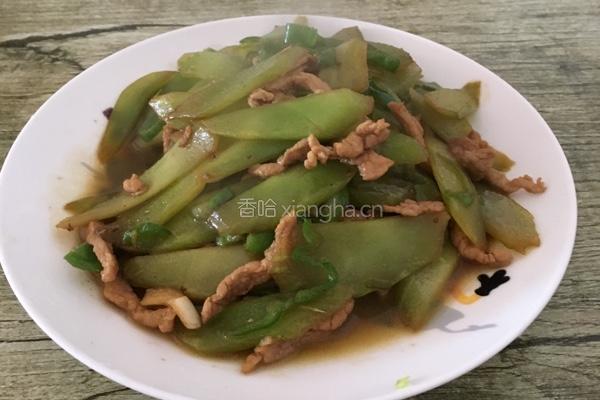 莴笋炒肉丝的做法图解4
