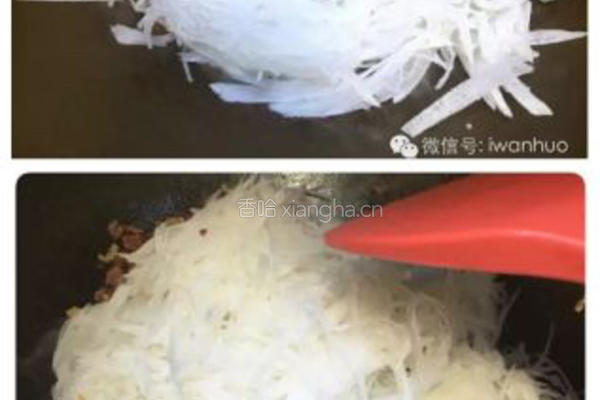 腊味萝卜糕的做法图解6