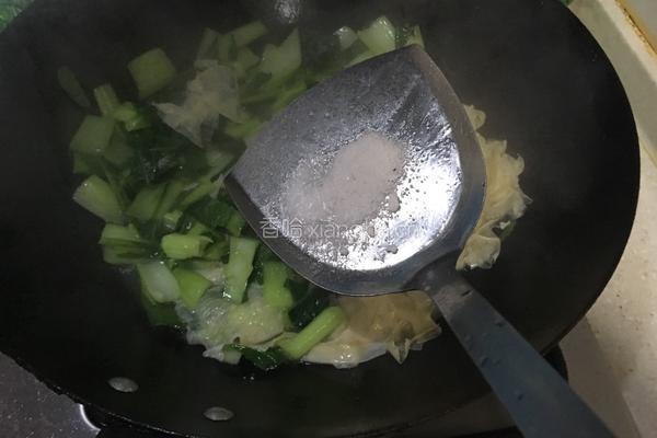 青菜炒豆腐皮的做法图解10