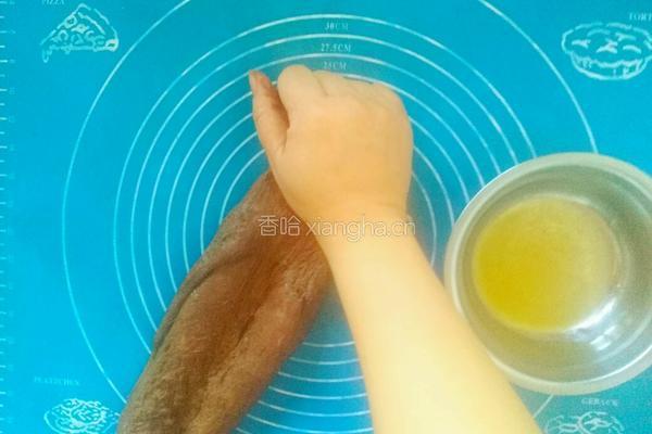 手工烫种可可麻糬软欧的做法图解14