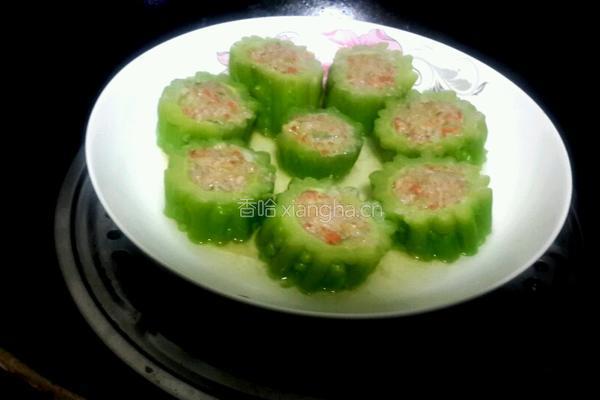苦瓜酿肉的做法图解5