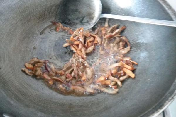 蒿子咸肉的做法图解5