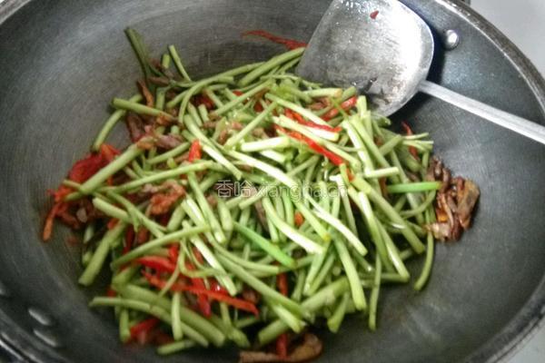 蒿子咸肉的做法图解6