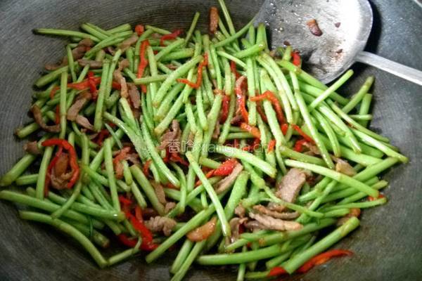 蒿子咸肉的做法图解7