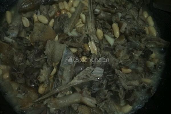 花生炒鸭的做法图解7