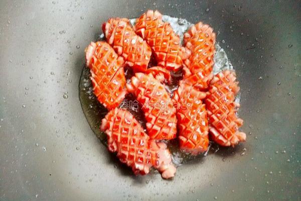 香煎脆皮肠的做法图解10