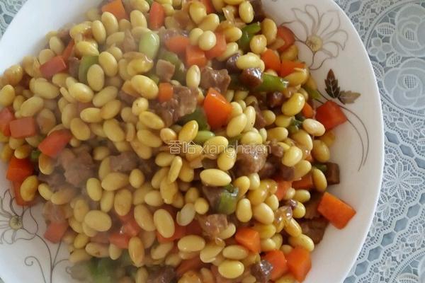 炒黄豆的做法图解6