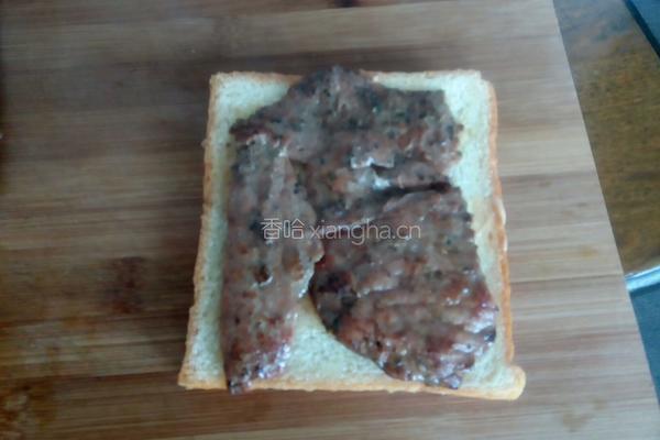 牛肉三明治的做法图解5