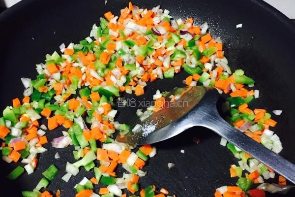 菠萝炒饭的做法图解5