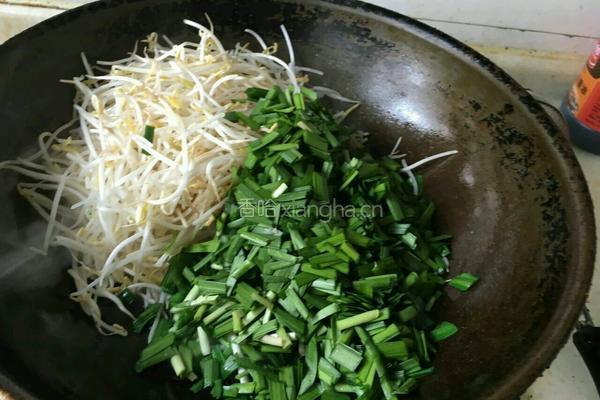 韭菜炒银芽(无辣椒版本)的做法图解5