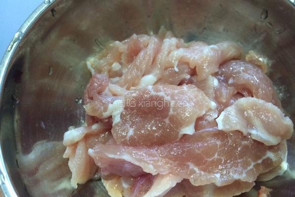 地瓜炒肉的做法图解3