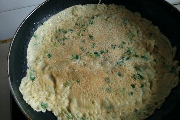 韭菜鸡蛋饼的做法图解7