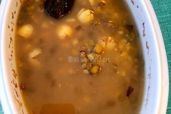 绿豆莲子汤的做法图解4