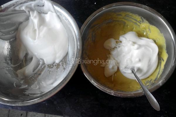 菠菜戚风蛋糕的做法图解8