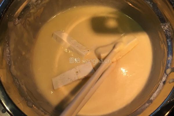 蛋黄豆腐的做法图解3