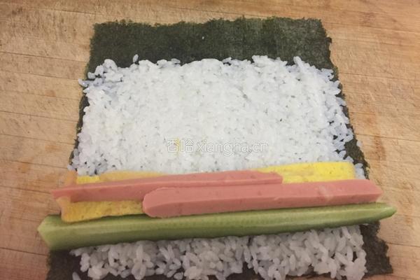 紫菜包饭的做法图解4