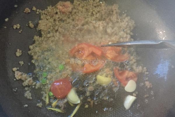 肉沫豌豆米的做法图解3