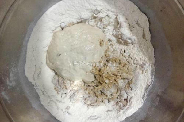 一次发酵的红糖吐司*波兰酵头的做法图解5