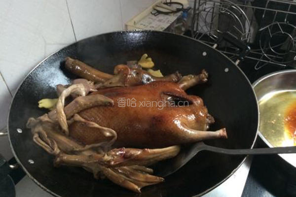 秘制五味鹅的做法图解3