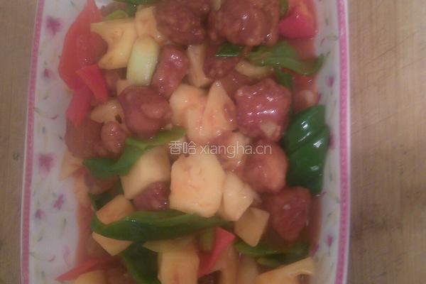 菠萝咕噜肉的做法图解8