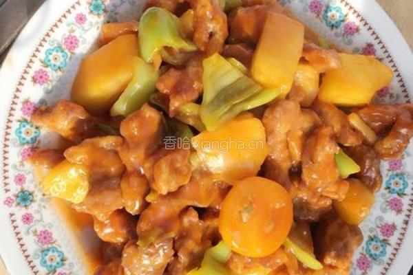 菠萝咕老肉的做法图解6