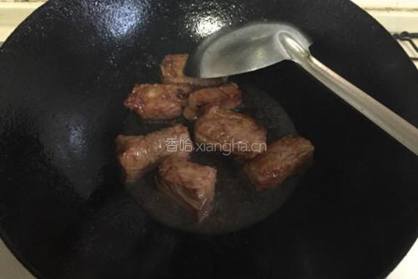 冬笋烧排骨的做法图解6
