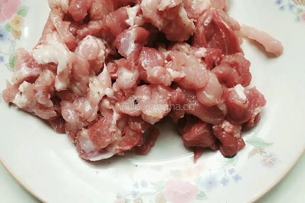 春笋肉片打卤面的做法图解2