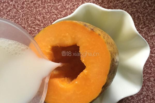 木瓜椰汁冻的做法图解7