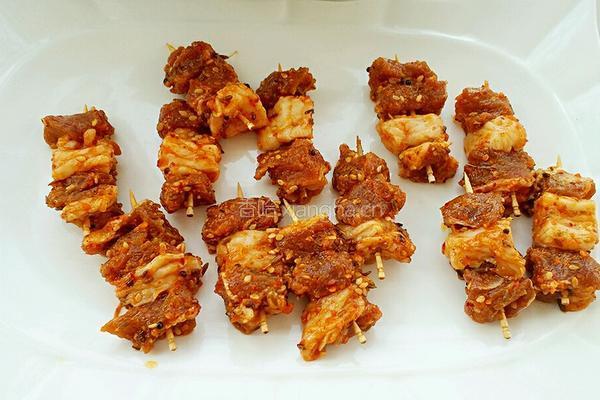 牙签羊肉串的做法图解6