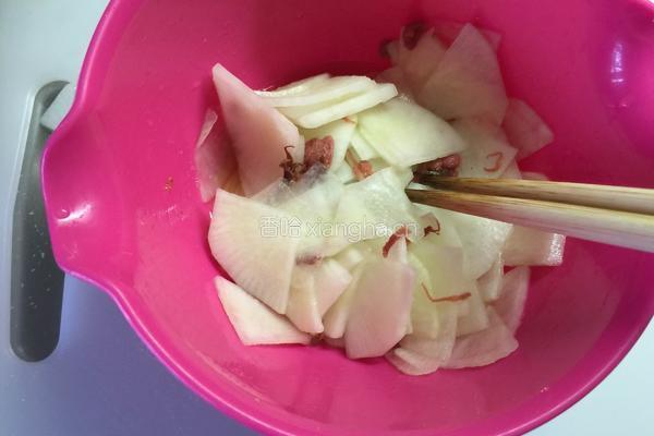 樱花白萝卜的做法图解9