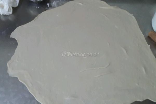 葱花芝麻千层饼的做法图解2