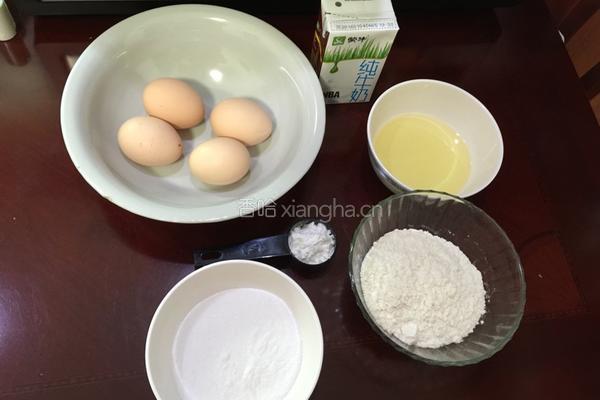 戚风裸蛋糕的做法图解1