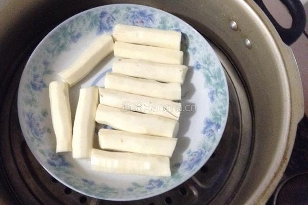 橙汁山药的做法图解2